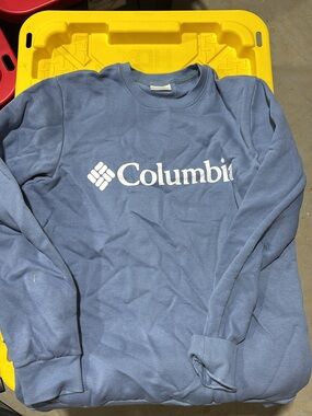 Columbia Dusty Blue Logo Crew Sweatshirt